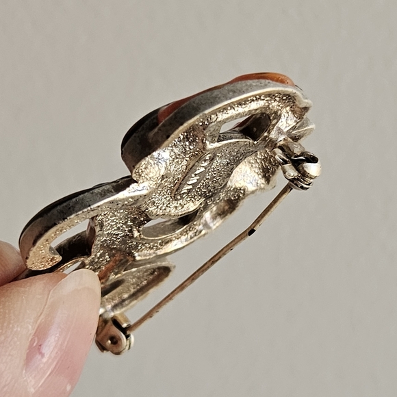 Vintage AJMC Halloween Cat Enamel Pin - Picture 8 of 9